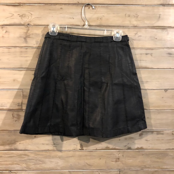 Free people vegan leather button front skirt - Picture 4 of 4